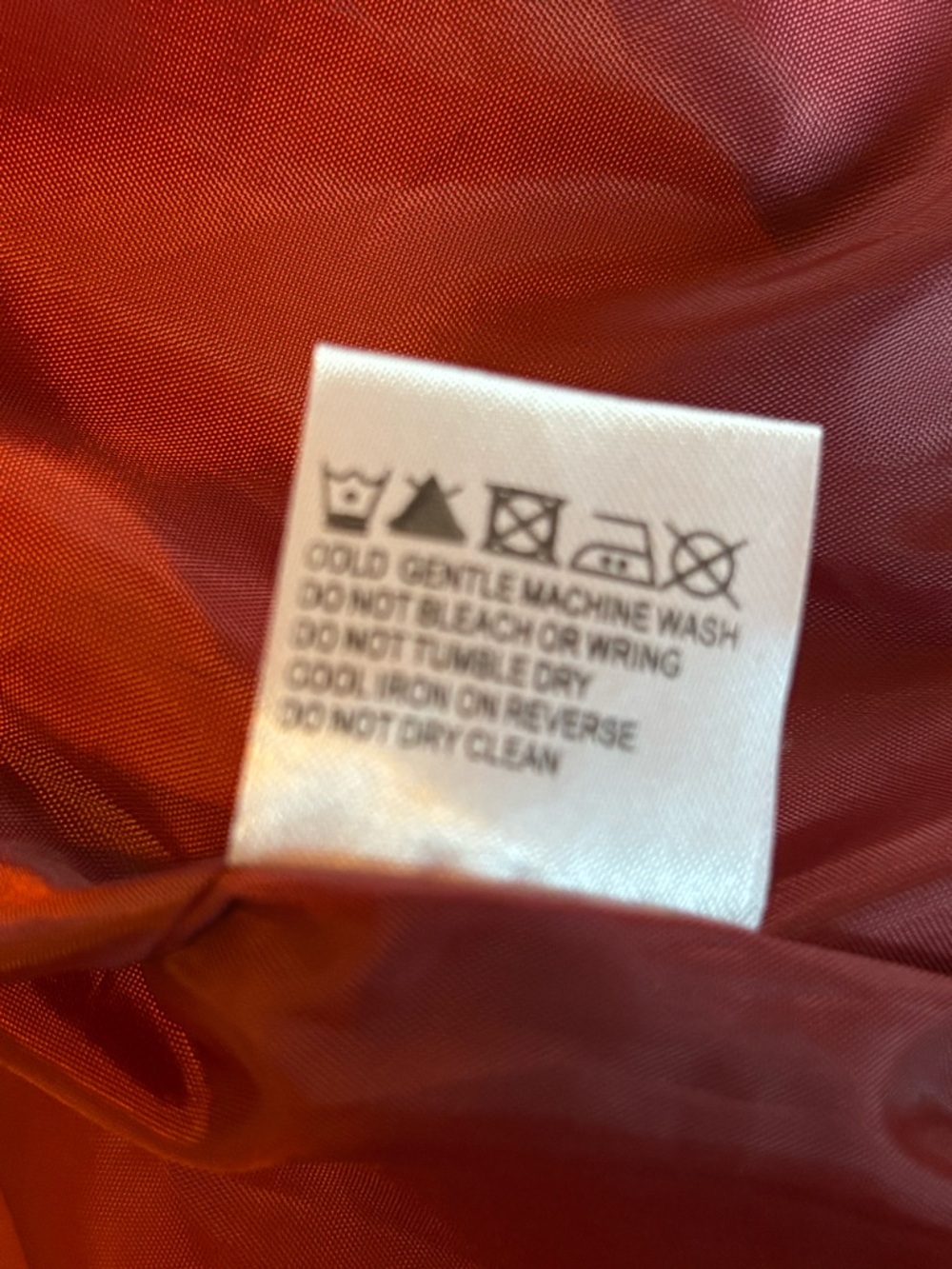 Princess Polly Callie Burgundy Faux Leather Bomber Jacket, size 6 - Picture 12 of 12